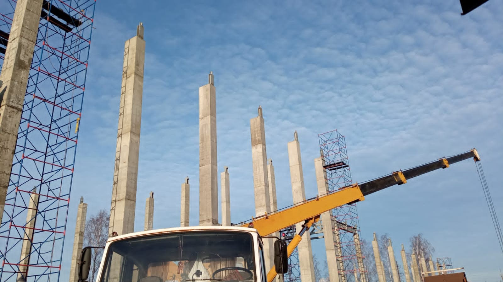 Заливаем колонны здания 156х30м максимальной высотой 16м - изображение 8