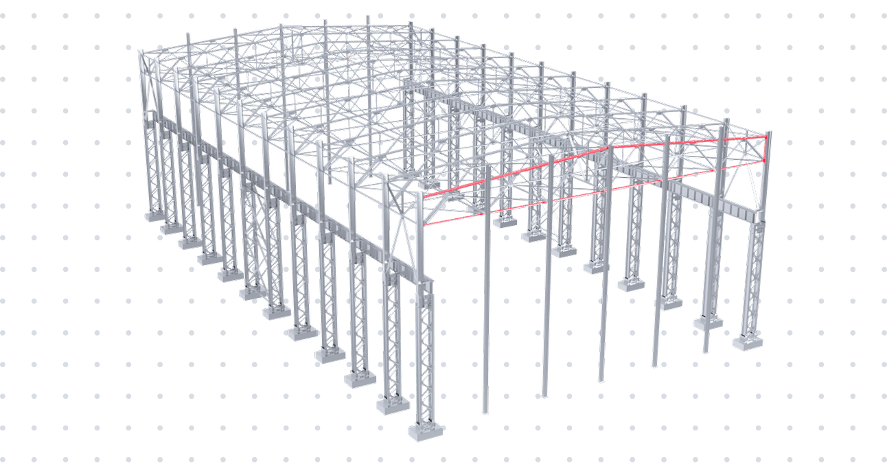 Металлические фермы 6 м - 4