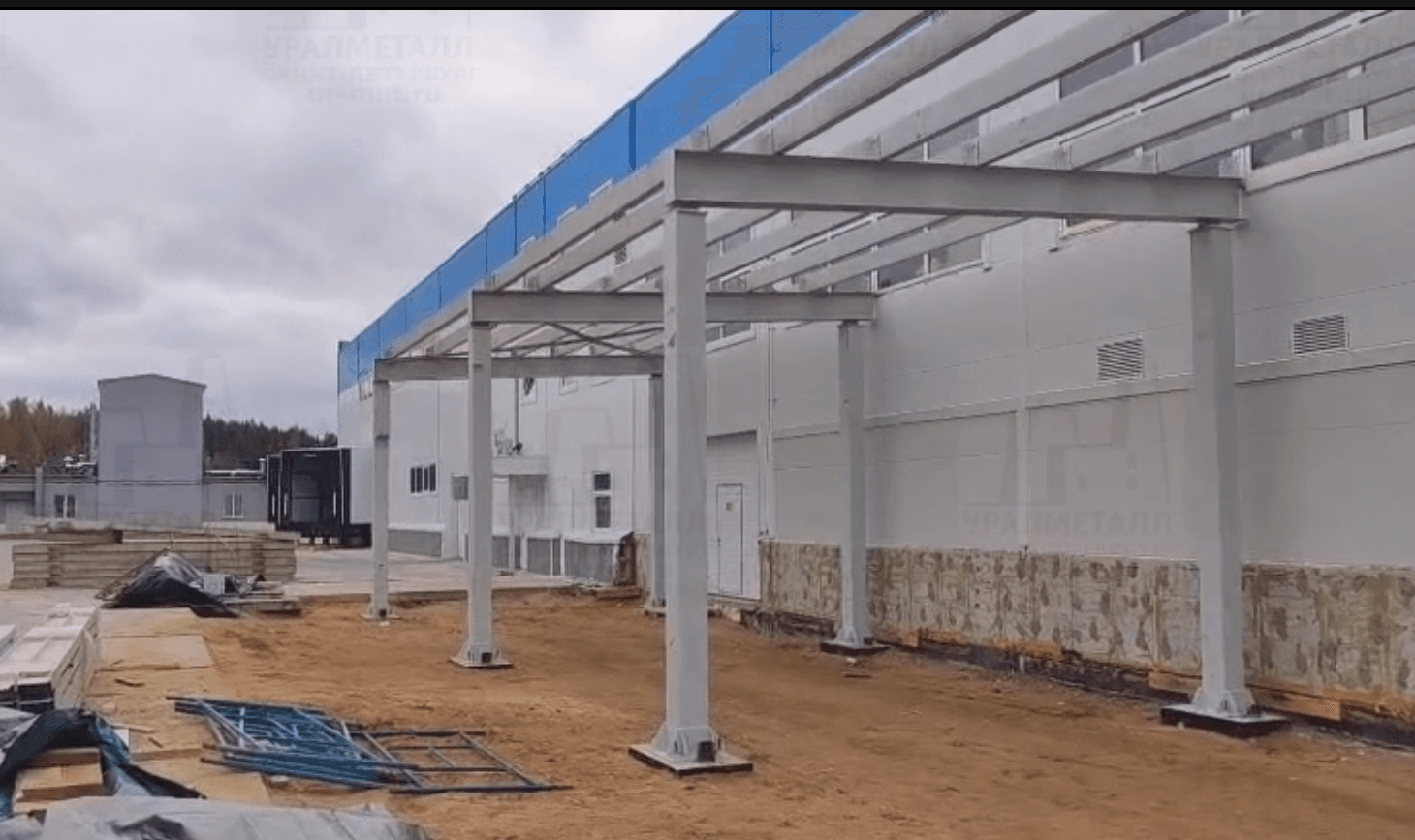 Монтируем каркас — следующий пролет встаёт на место - изображение 2