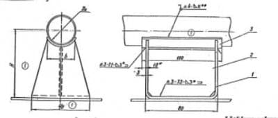 Опора приварная скользящая Л8-508.000-03 - 1