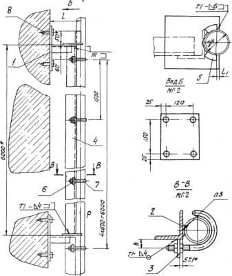 Опора для вертикальных трубопроводов А14Б 309.000 - 1