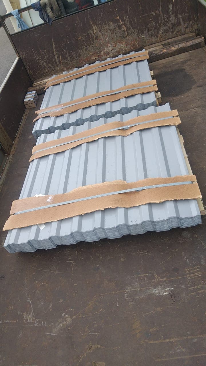 Профлист С-8 для забора 0,5мм 9003 - изображение 1