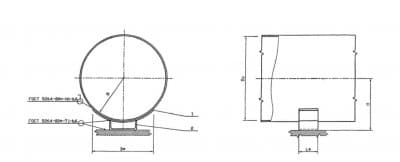 Крепление газопровода к кирпичной стене УКГ 16.00-01 - 1