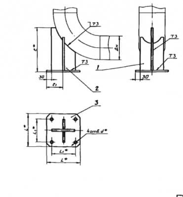 Опора под колено АПЭ 1585.0-01 - 1