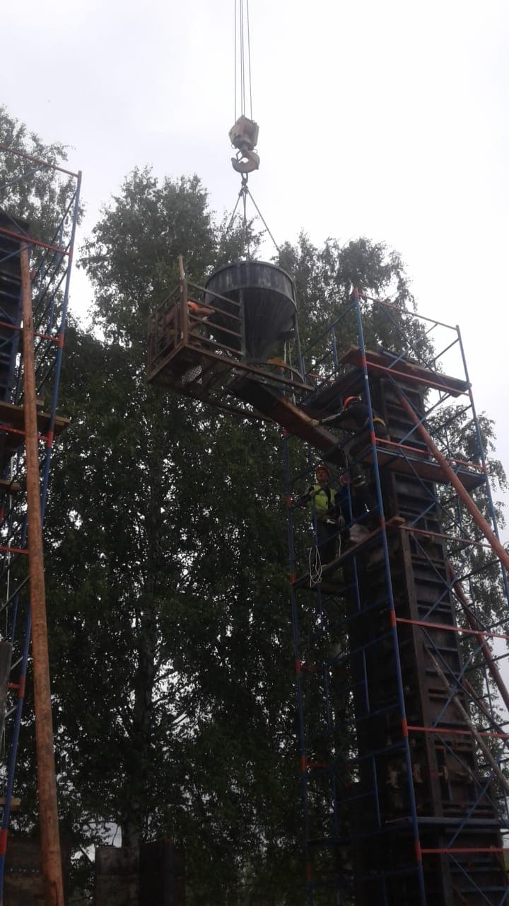 Заливаем колонны здания 156х30м максимальной высотой 16м - изображение 9