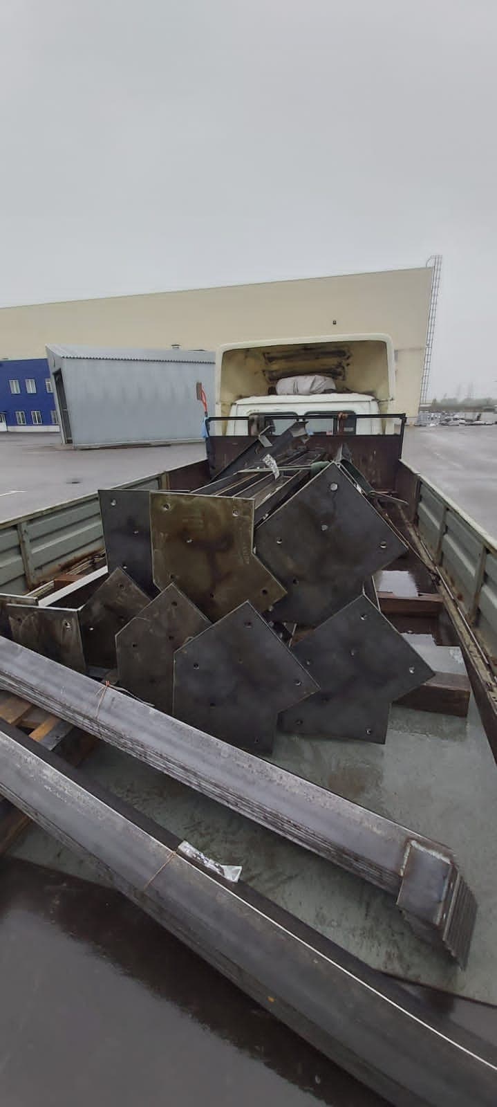 Сделали конструкцию для канализационного биофильтра, 3,5т 