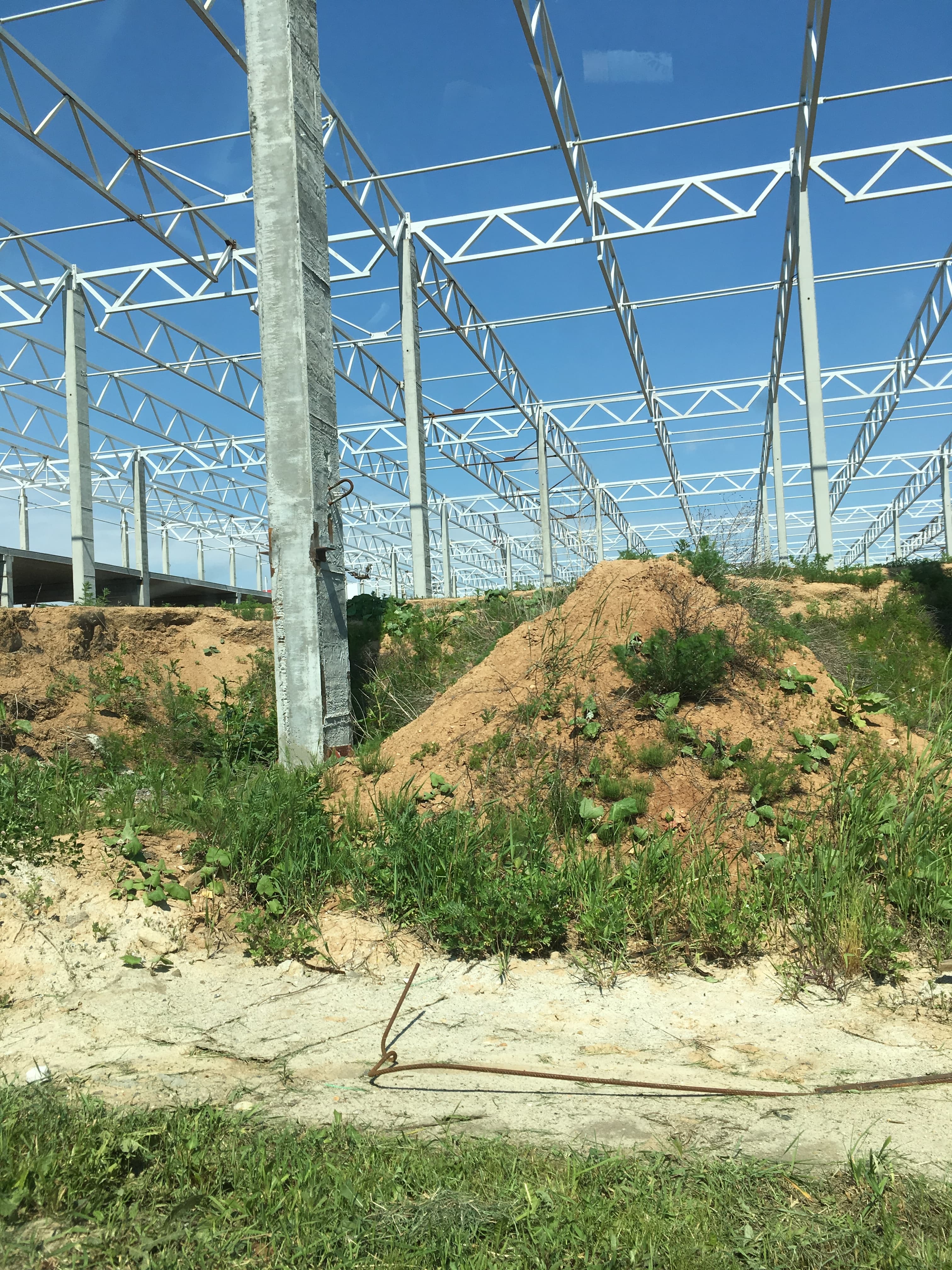 Изготовили и смонтировали металлоконструкции крыши здания склада в Ленинградской области 120х72м - изображение 4