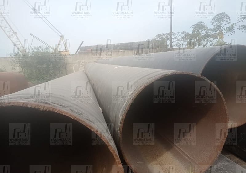 Труба 720*8 б/у после газа в изоляции, длина 11-12 м - 1