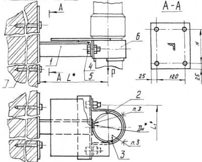 Опора для вертикальных канализационных трубопроводов А14Б 326.000 - 1