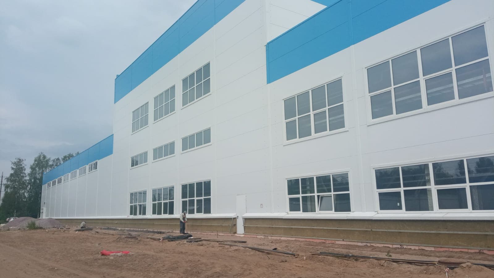 Построили производственное здание в Московской области
