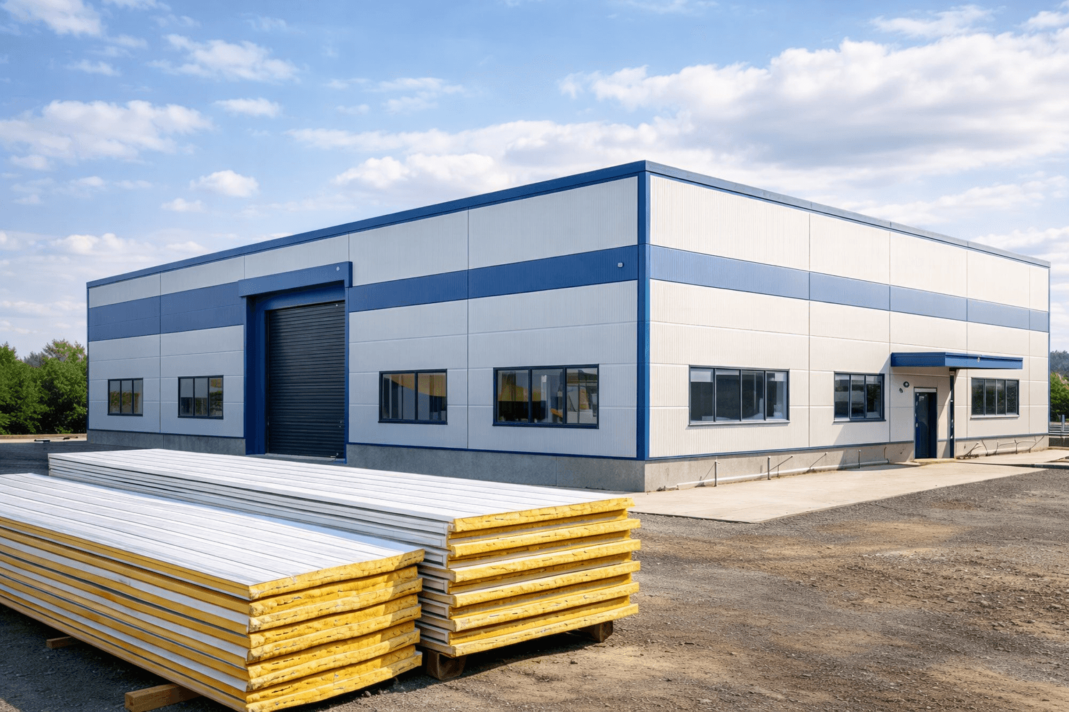 Быстровозводимые здания из сэндвич-панелей - 1