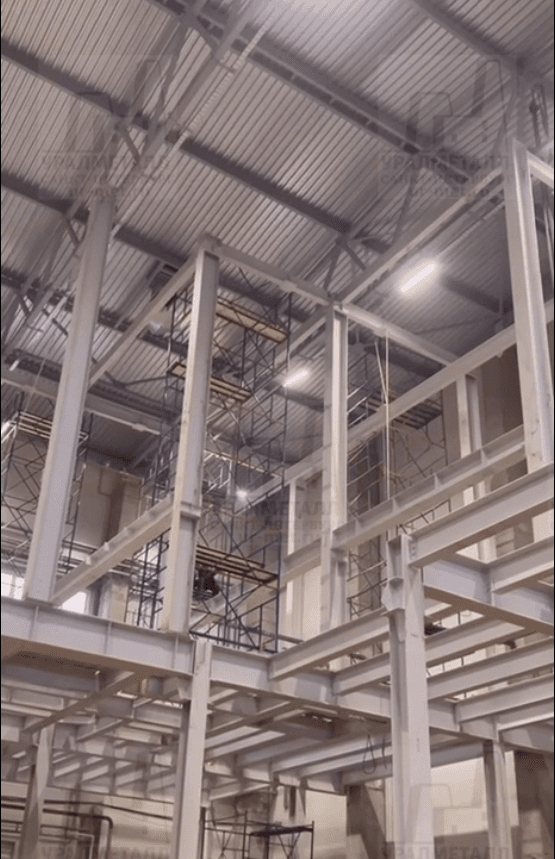 Переходим к монтажу второго уровня производственных площадок