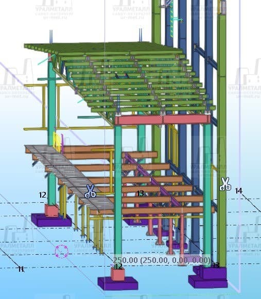 Проектируем площадку в производственном здании