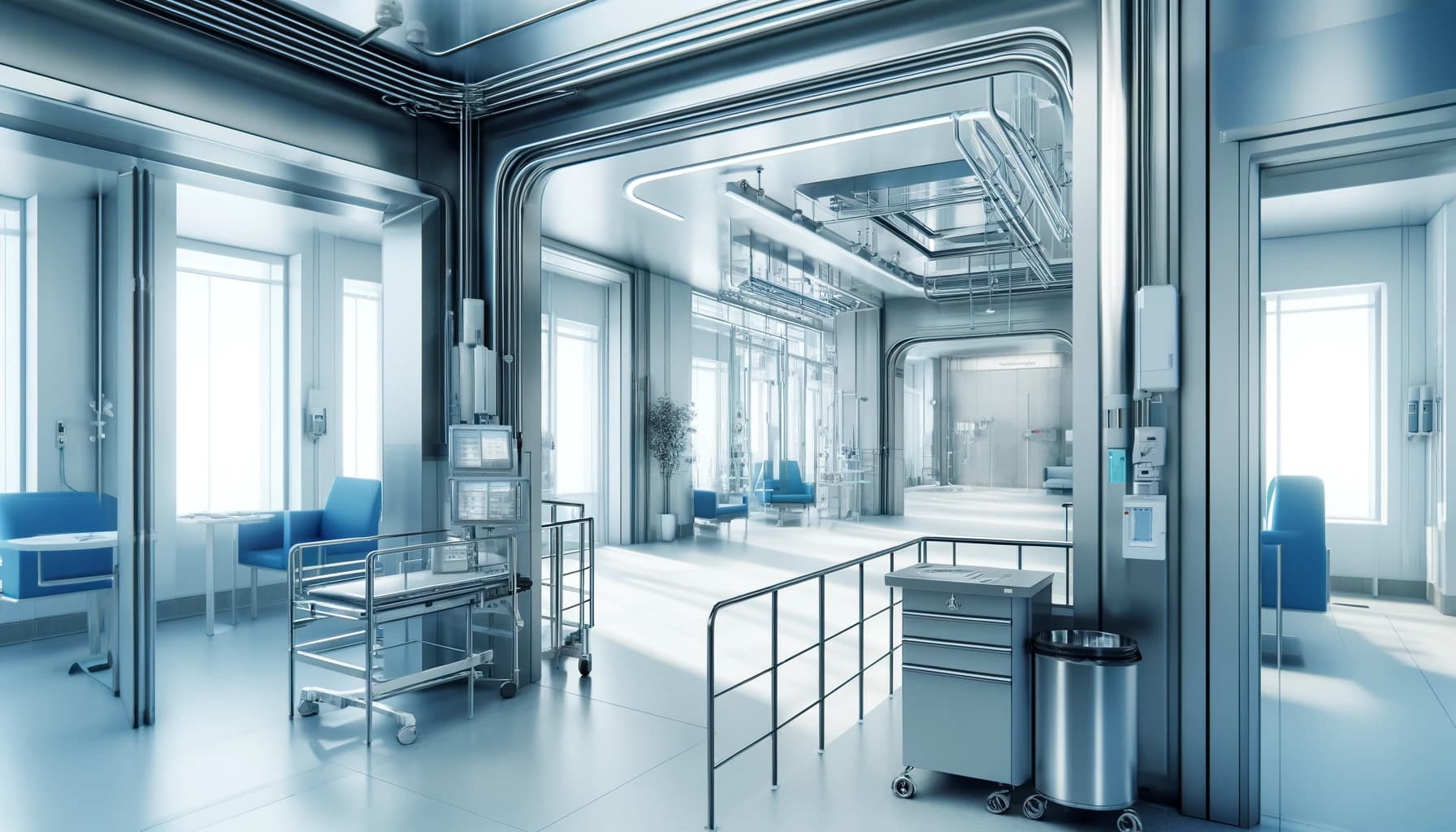 Металлические конструкции в медицинских учреждениях: требования к гигиеничности и безопасности.