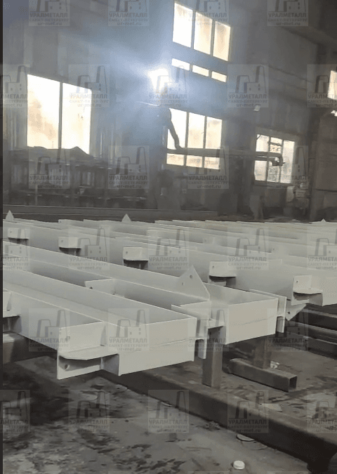 Производство металлоконструкций балок перекрытия