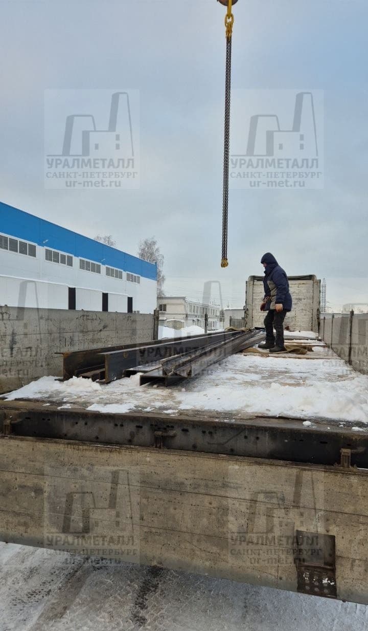 Двутавр на объекте