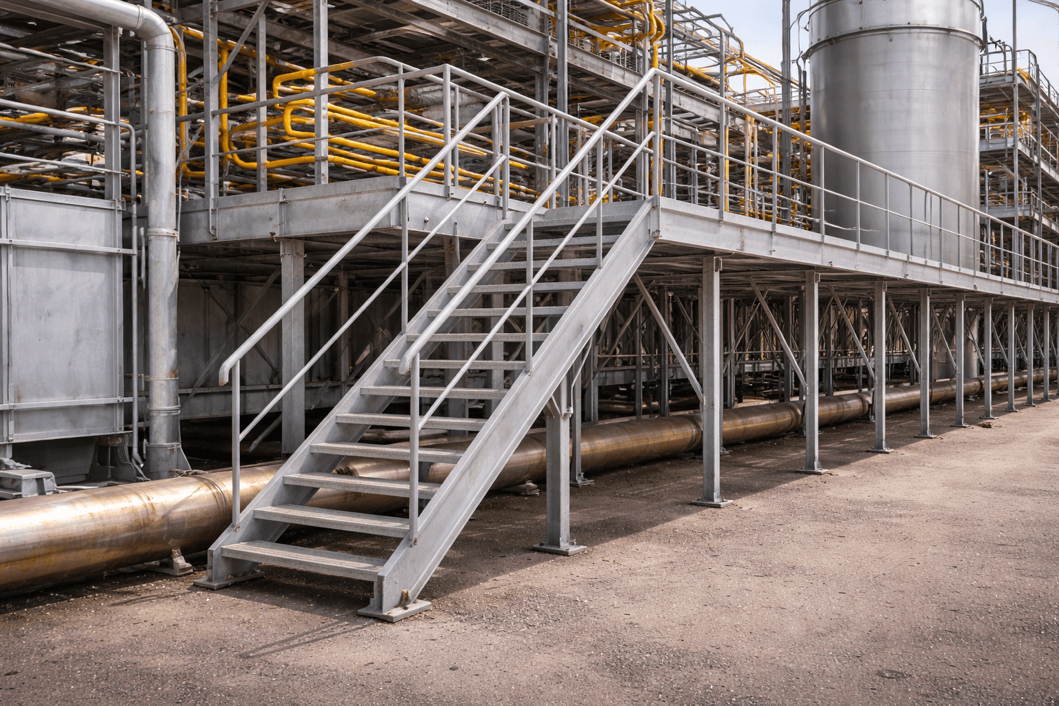 Лестницы для промышленных площадок - 1