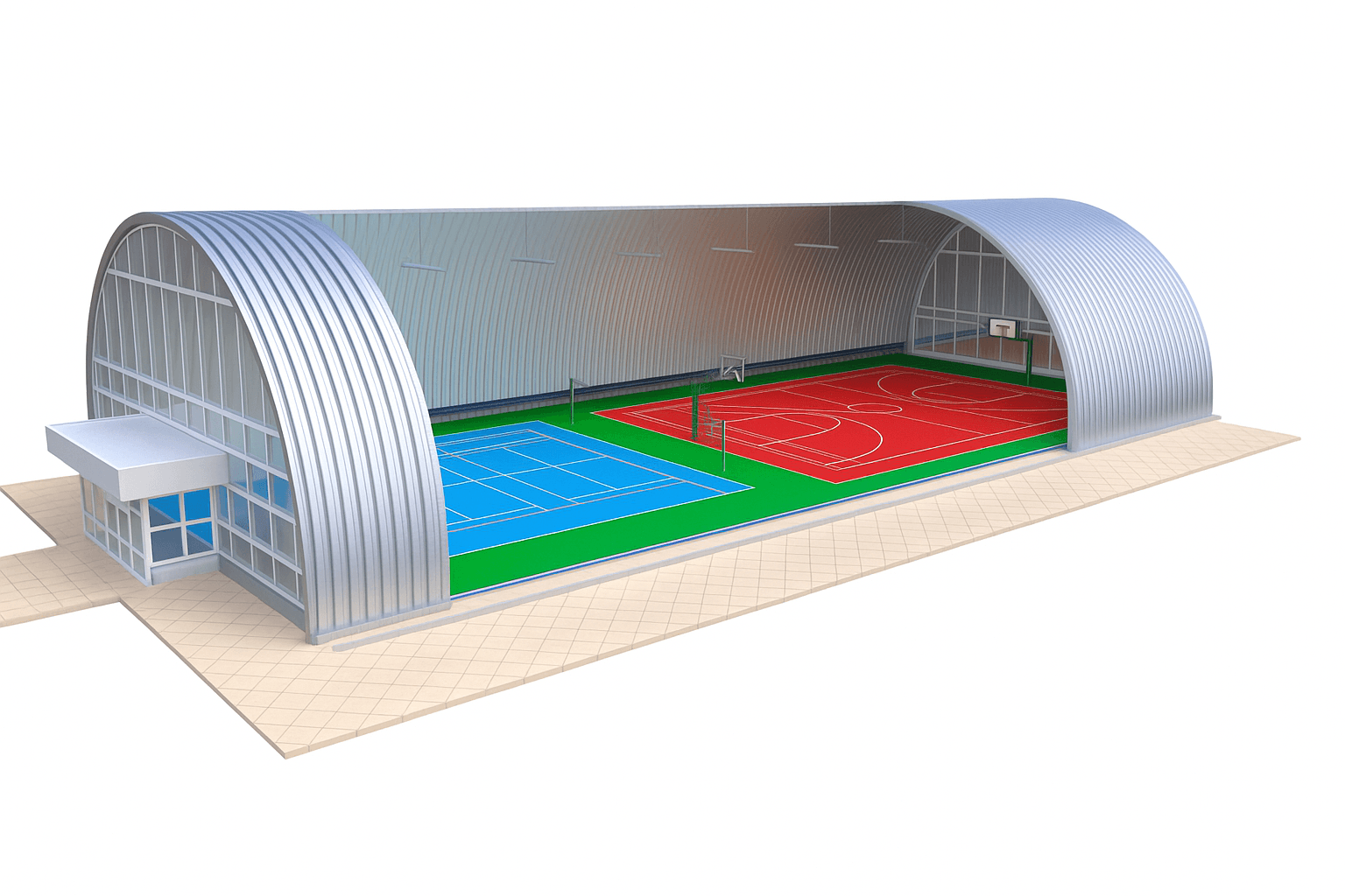 Быстровозводимые спортивные сооружения - 1