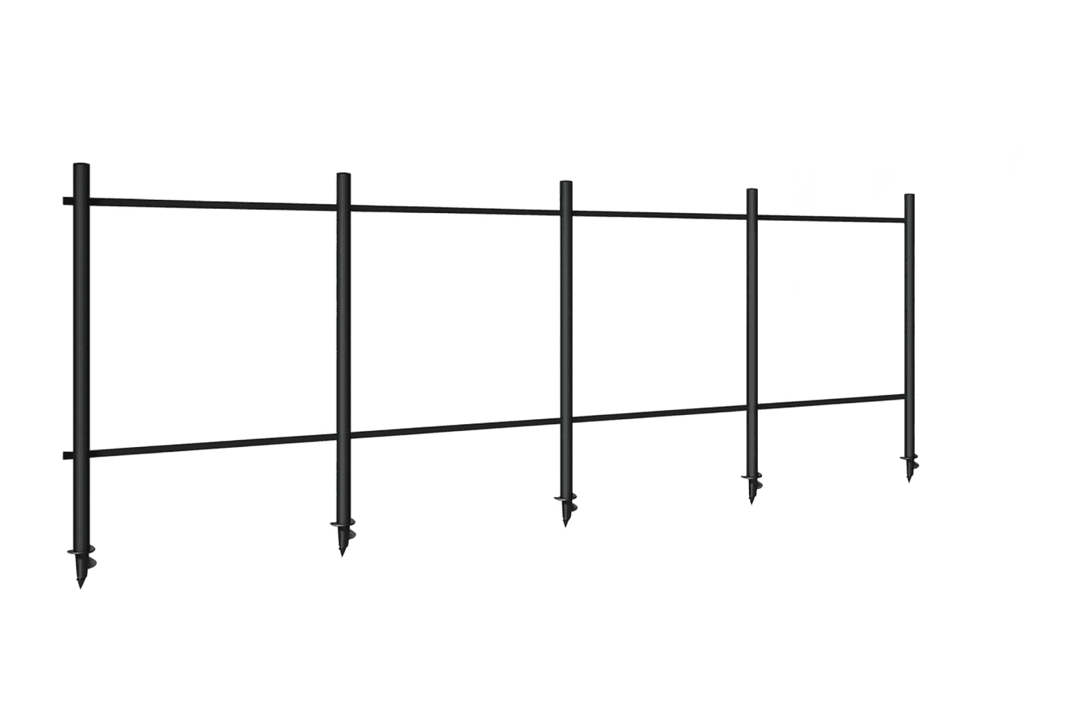 Винтовые сваи для забора - 1