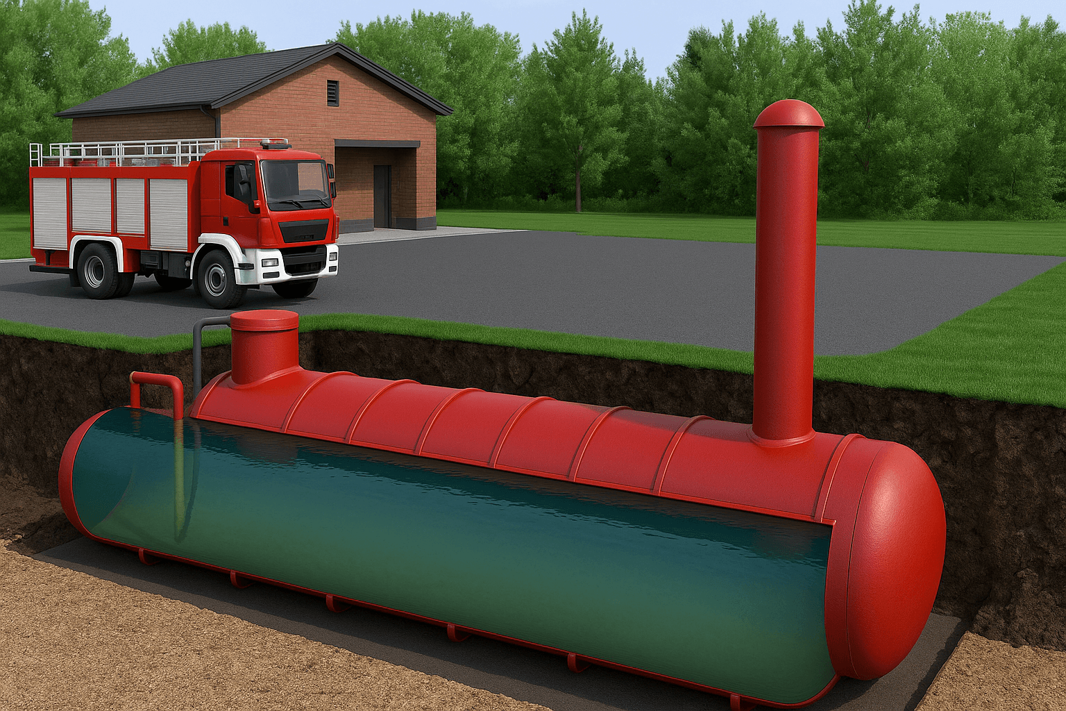 Пожарные резервуары - 1
