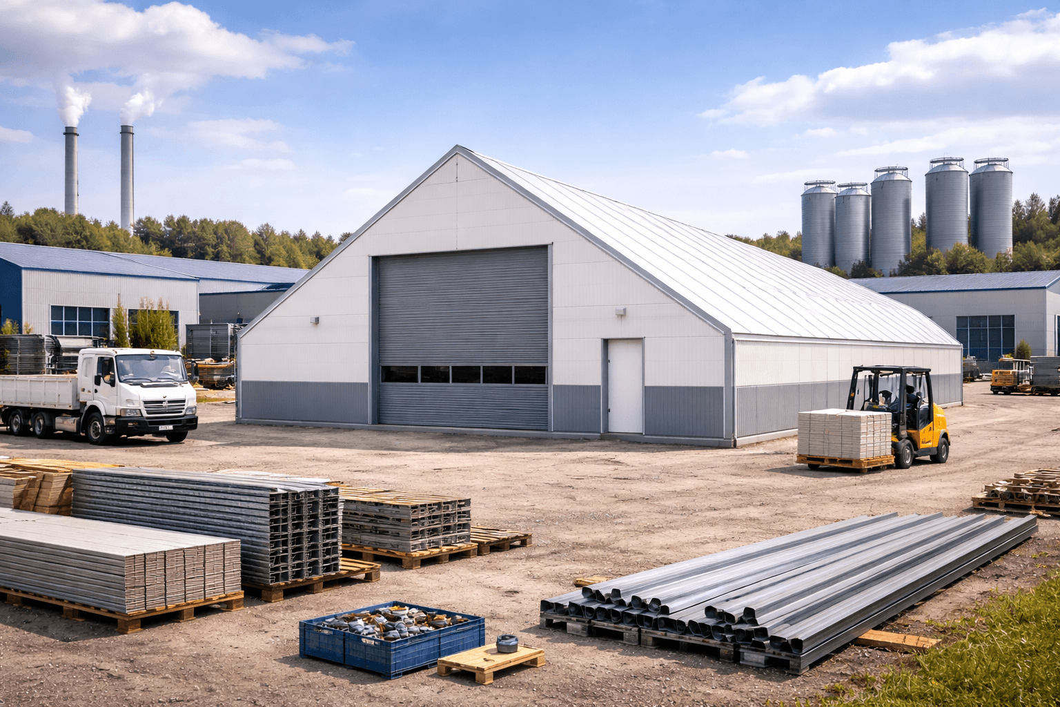 Сборные быстровозводимые ангары - 1