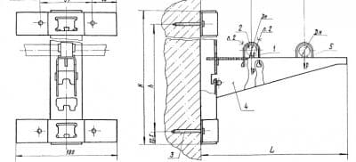Опора отдельная двухрядная А14Б 292.000-09 - 1