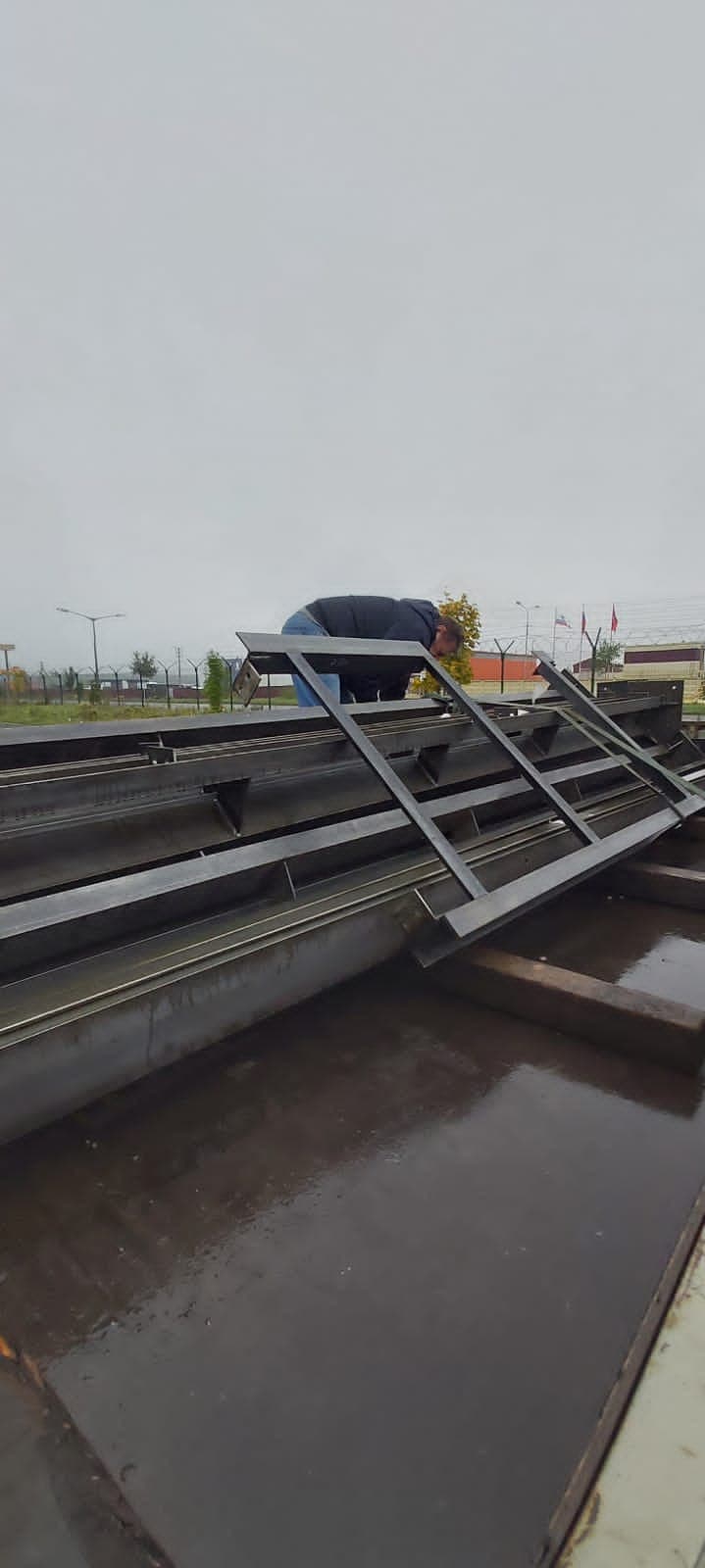 Сделали конструкцию для канализационного биофильтра, 3,5т - изображение 8