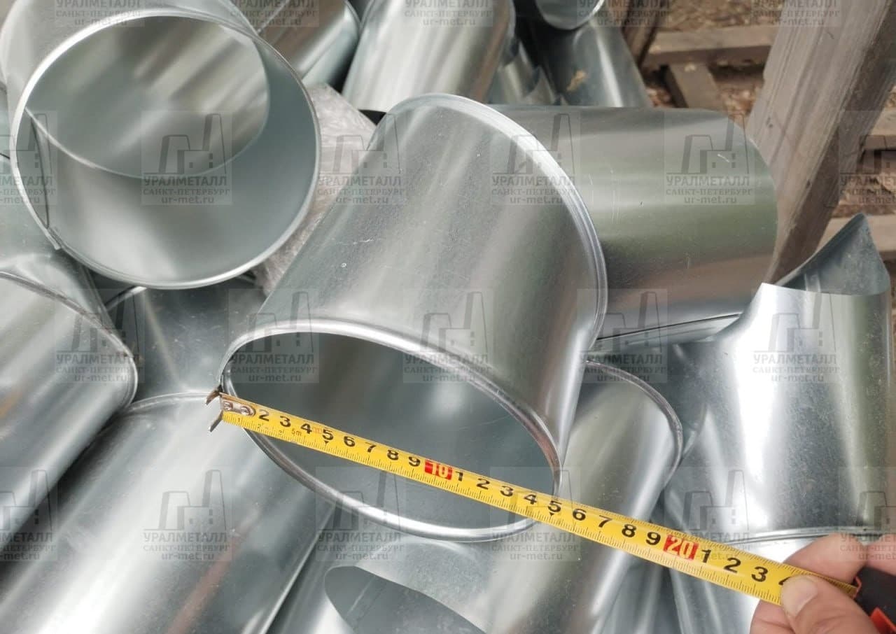 Изготовили отводы водосточной системы 150мм