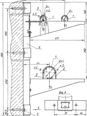 Опора отдельная трехрядная А14Б 293.000-15 - 1