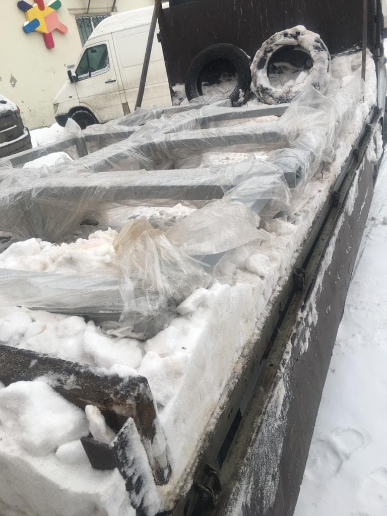 Сделали, отвезли заказчику рамы под оборудование
