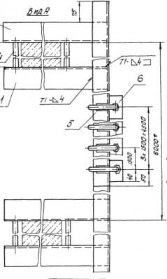 Опора со сплошным основанием А14Б 300.000-03 - 1