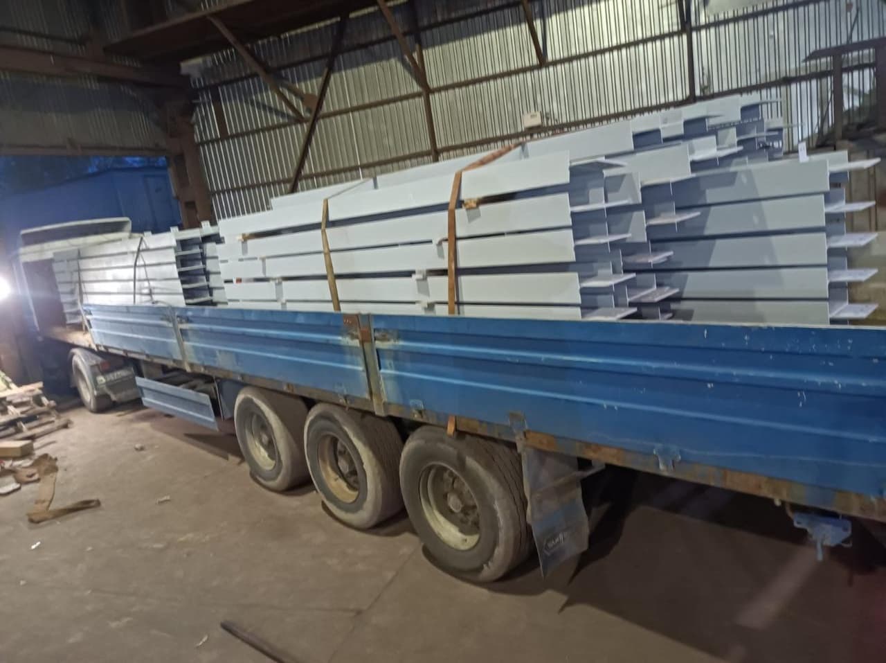 Отправляем металлические конструкции с производства