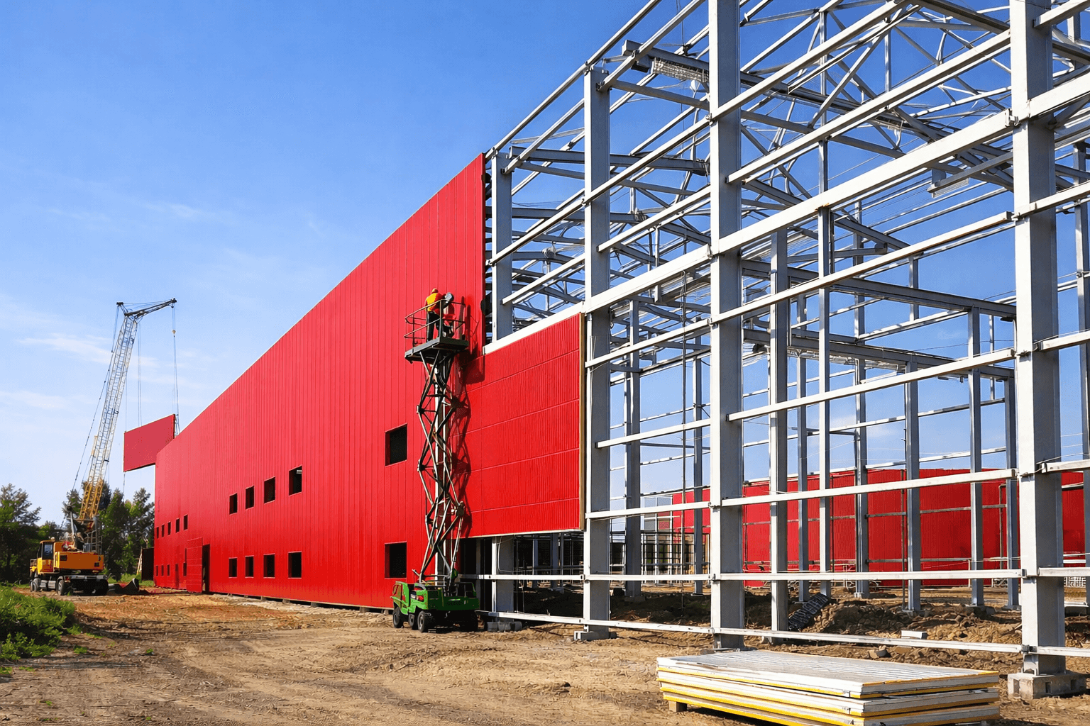 Cтроительство быстровозводимых зданий из металлоконструкций - 1