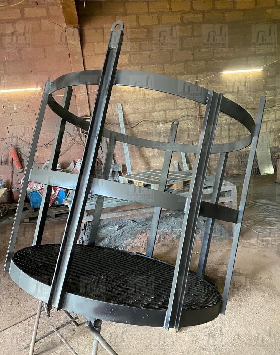 Изготовили грузоподъёмную корзину.